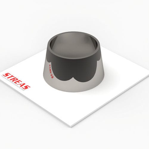 Raccordo per vuoto - X33-1 series - Streas srl - da saldare / a tubo svasato / in acciaio inox 304