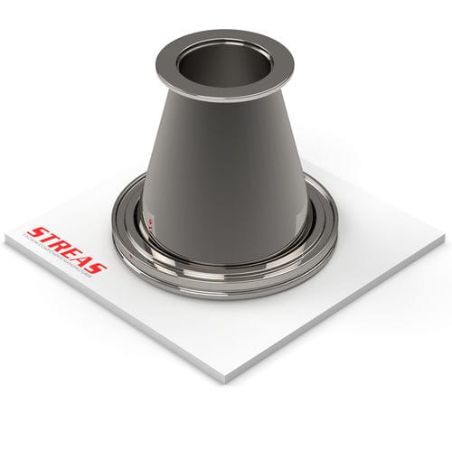 Adattatore con flangia - AC series - Streas srl - per flangia / per vuoto / di riduzione
