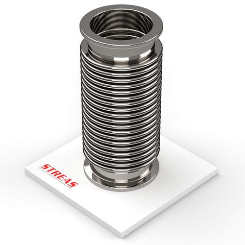 Compensatore di dilatazione in acciaio - S16KF-90-6 - Streas srl - con flangia / per canalizzazioni / flessibile