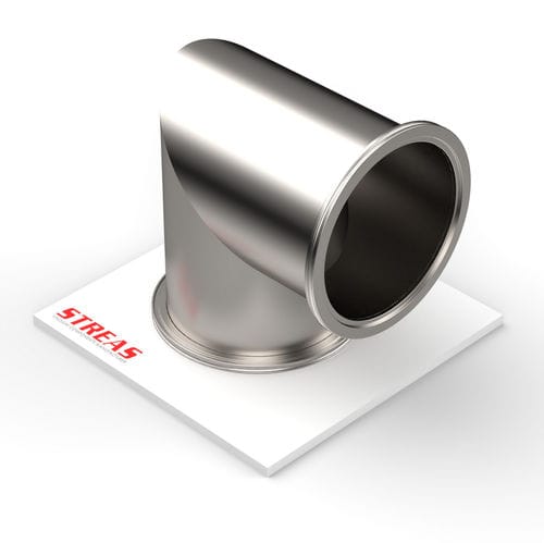 Tubazione a gomito in acciaio inossidabile - 90G series - Streas srl - 90°