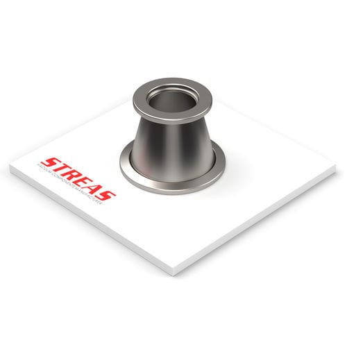 Adattatore con flangia - RC series - Streas srl - per flangia / di riduzione / in acciaio inox 304