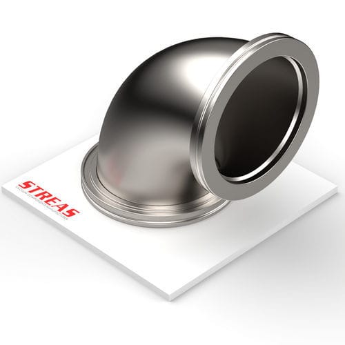 Tubazione a gomito in acciaio inossidabile - 90C series - Streas srl - 90°
