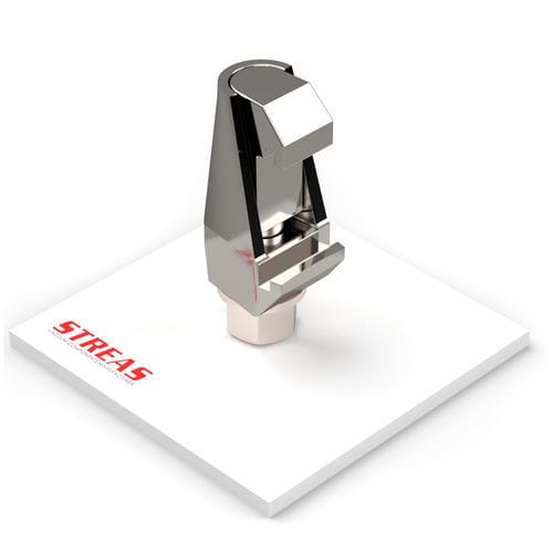 Elemento di serraggio manuale - GS series - Streas srl - in acciaio inossidabile / in alluminio / con flangia