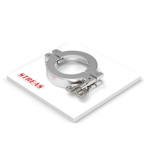 Elemento di serraggio con bloccaggio meccanico - CS series - Streas srl - manuale / per tubi / in acciaio inossidabile