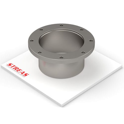 Flangia per tubi - FT series - Streas srl - a vuoto / in acciaio inossidabile / perforata