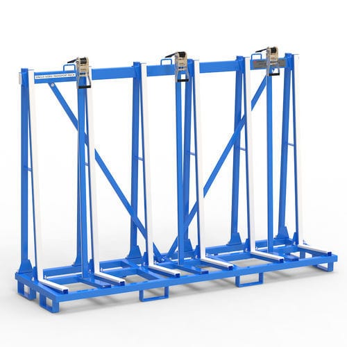 Pallet di stoccaggio per movimentazione - SSTR-2440 - AARDWOLF INDUSTRIES LLC - di stoccaggio / per passaggio / per grandi lastre di vetro