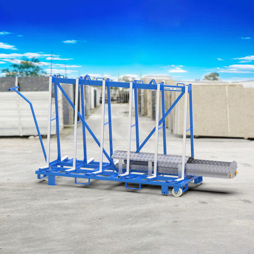 Pallet di stoccaggio per movimentazione - AATB - AARDWOLF INDUSTRIES LLC - di stoccaggio / per passaggio / per grandi lastre di vetro
