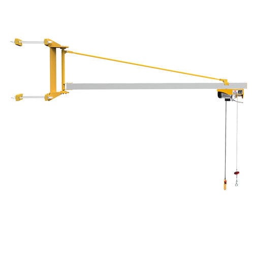 Gru a bandiera a muro - WMJC-3 - AARDWOLF INDUSTRIES LLC - 270° / con comando elettrico / con paranco