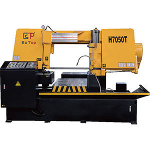 Sega a nastro - H7050T - ESTOPCNC - orizzontale / per metalli / per barre