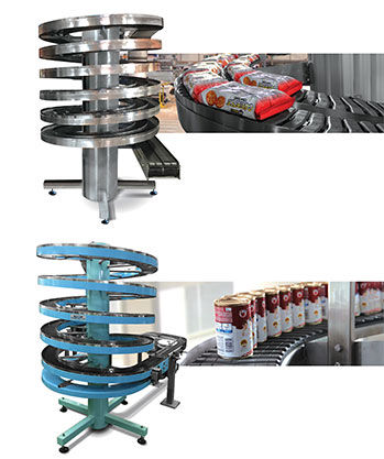 Trasportatore a spirale - MODU System (M) Sdn.Bhd. (MODU Group) - da trasporto / automatico / per tubi flessibili
