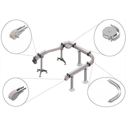 Trasportatore a piastre - MODU System (M) Sdn.Bhd. (MODU Group) - dritto / da trasporto / flessibile