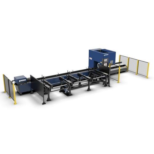 Macchina da taglio laser a fibra - 6160/3 - Promecam srl - per metallo / per profilati / per tubi