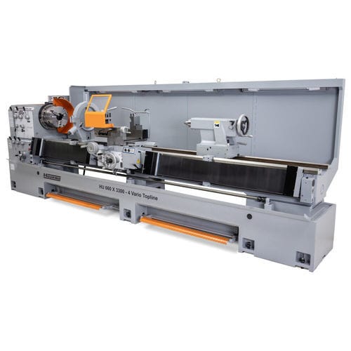Tornio convenzionale - HU 660x3300-4 Vario Topline DRO - Huvema B.V. - orizzontale / rigido / di produzione