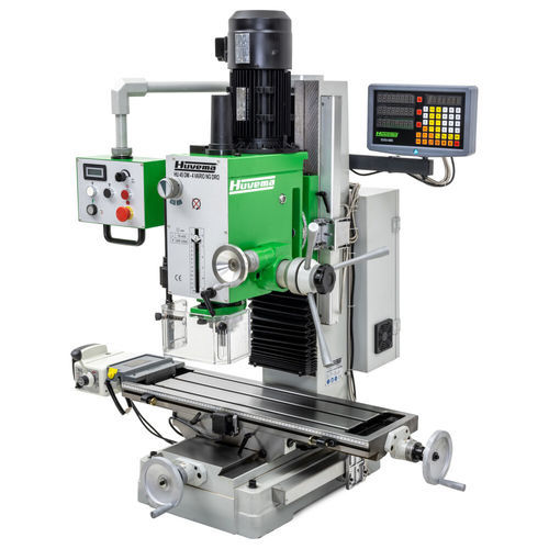 Foratrice-fresatrice verticale - HU 45 DM-4 VARIO NG DRO X-FEED - Huvema B.V. - a velocità variabile / maschiatura