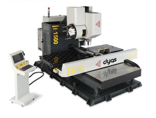 Macchina di foratura CNC - PDC - Dyas Makina San. Tic. Ltd. Şti. - verticale / 3 assi / per lastre