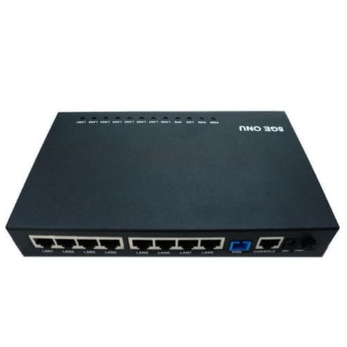 Unità di rete ottica da interno - GPU080-8GL-PSE - Guangzhou Yuhong Technology CO., Ltd - con adattatore di alimentazione esterno / con telaio metallico / via Ethernet