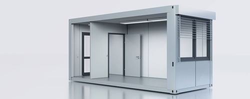 Cabina da cantiere in pannelli - Systemcontainer SOLID - KLEUSBERG - modulare / prefabbricata