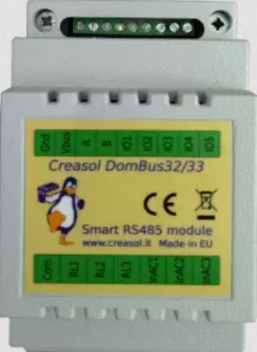 Modulo I/O analogico - DomBus32 - Creasol - digitale / serie / RS-485