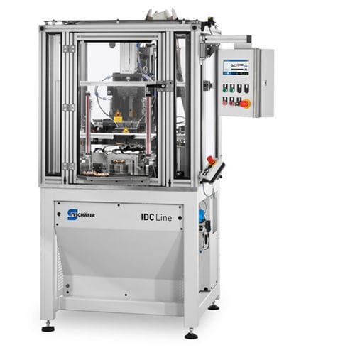 Macchina di assemblaggio automatica - IDC Line INDIVIDUAL - Schäfer Group - di connettori / per fili / per cavo