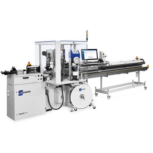 Sistema di automazione per fili - SpeedLine 22 ADVANCED - Schäfer Group - per applicazioni automotive / assemblaggio / in ferrite