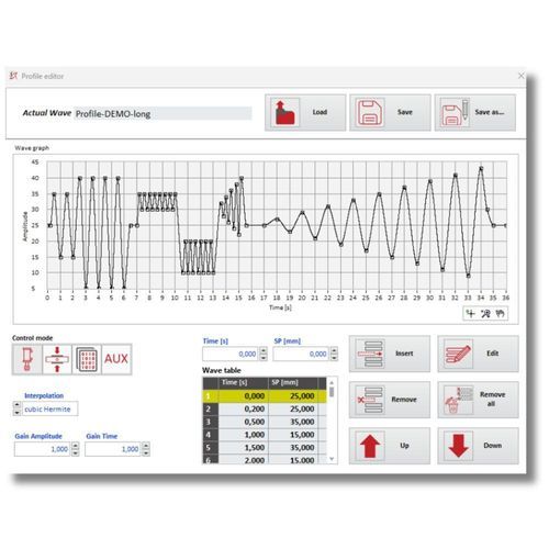 Software di programmazione - PROFILE EDITOR - DRC SRL.it - di acquisizione e di analisi per dati / di regolazione / per test