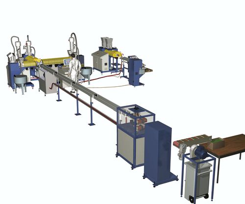 Linea di estrusione con raffreddamento ad acqua - SCAMEX - doppia vite / su misura / per granulazione