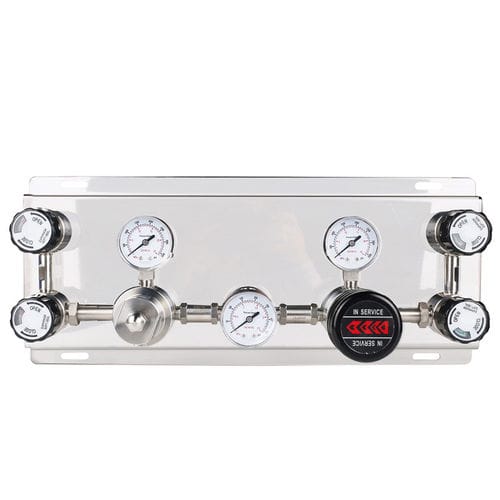 Manifold a 2 vie - JW-300 - Jewellok - in acciaio inossidabile 316L / per gas / auto-cascata