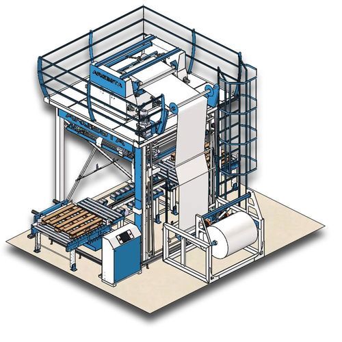 Incappucciatrice automatica - Argesta Makina - controllata da PLC / controllata da computer / per pellicola estensibile