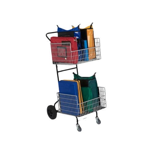 Carrello di distribuzione di posta - TR152R - Sepal - in filo metallico / con cestello / portadocumenti