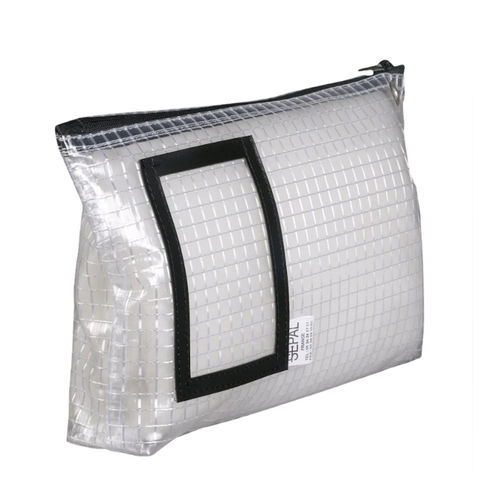 Sacco per trasporto valori - 631902CRIS - Sepal - con cerniera lampo / in PVC