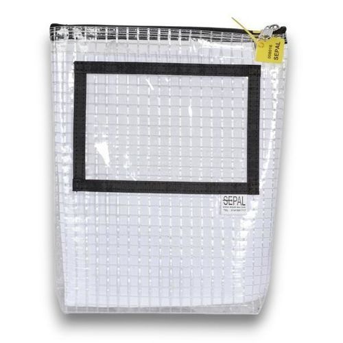 Sacco per trasporto valori - 76013CRIS - Sepal - con cerniera lampo / in PVC