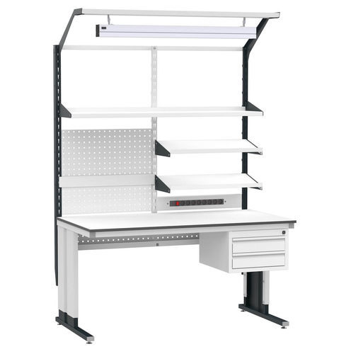 Banco da lavoro in legno - Summit Flex ESD - Forison - per assemblaggio / per officina / industriale