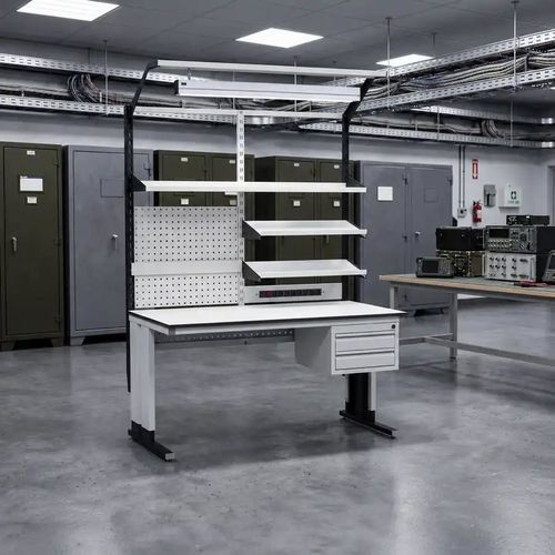 Banco da lavoro in acciaio - Summit Flex - Forison - per assemblaggio / per officina / industriale