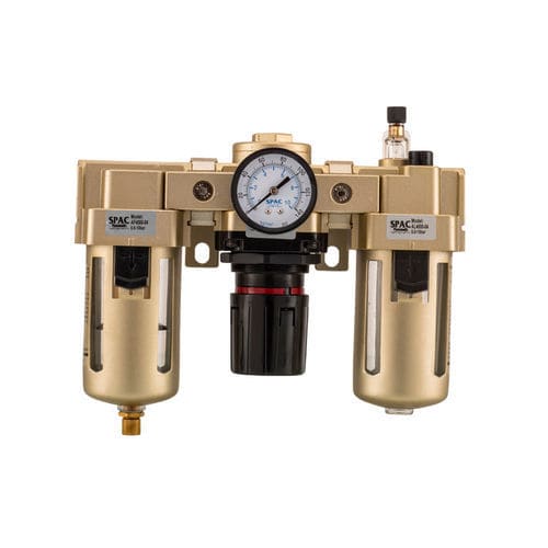 Filtro regolatore ad aria - AW series - SPAC Pneumatic - per aria compressa / per compressore / con raccordo a vite