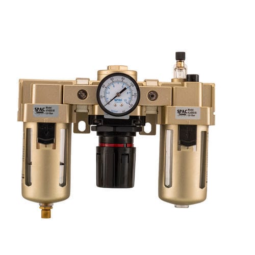 Filtro regolatore lubrificatore ad aria - AC series - SPAC Pneumatic - per aria / per aria compressa / in metallo