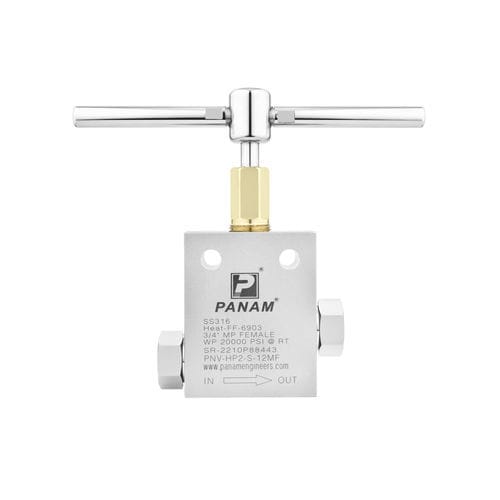 Valvola a spillo - PNV series - Panam Valve - a leva / maschio-femmina / femmina