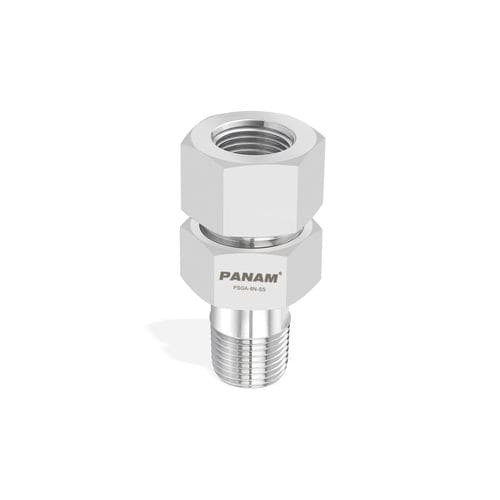 Adattatore filettato - PSGA series - Panam Valve - maschio / femmina / per calibro