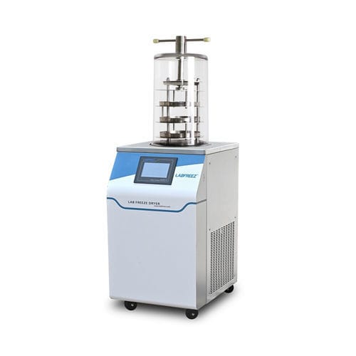 Liofilizzatore da laboratorio - FD-12-TP - Labfreez Instruments Group Co., Ltd - per l'industria agroalimentare / con riscaldamento elettrico / in acciaio inossidabile