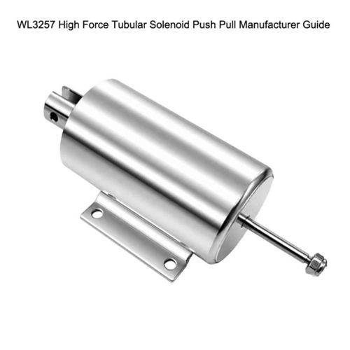 Elettromagnete per elettovalvola - WL3257 - Weilong Intelligent Technology (Dongguan) Co., Ltd. - di fermo / lineare / di blocco