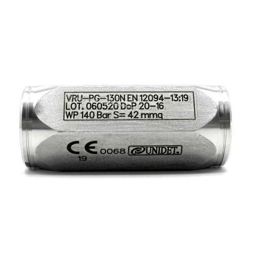 Valvola di ritegno per CO2 - VRU-PG - UNIDET.EU - per gas / di disintasamento / ad alta pressione