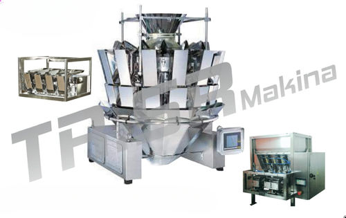 Pesatrice multitesta - TR.SR Makina ith. ihr. San.ve Tic.Ltd.Şti., - per l'industria agroalimentare / in acciaio inossidabile / 14 teste