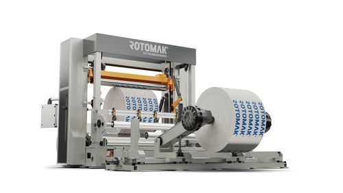 Taglierina ribobinatrice automatica - SLICING RSR-V - Rotomak - ad alta velocità / jumbo / per etichette