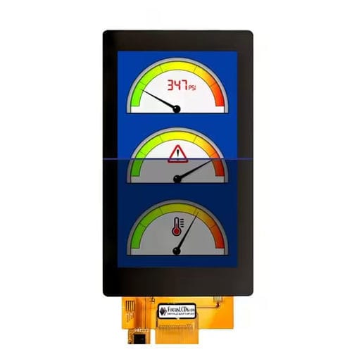 Modulo di visualizzazione TFT LCD - Focus LCDs - transflettivo / 3,5" / 2"
