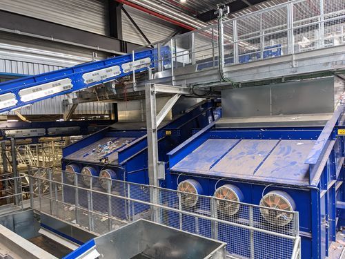 Separatore per rifiuti - BAS - SWS - balistico / per l'industria del riciclaggio / di processo