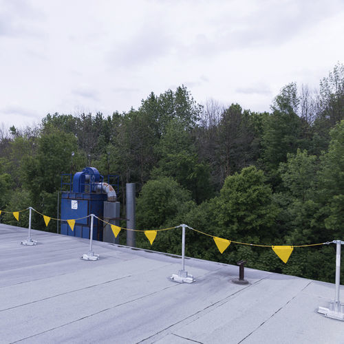 Parapetto autoportante - VSS SafetyLine - Delta Prevention - in alluminio anodizzato / per coperture piatte