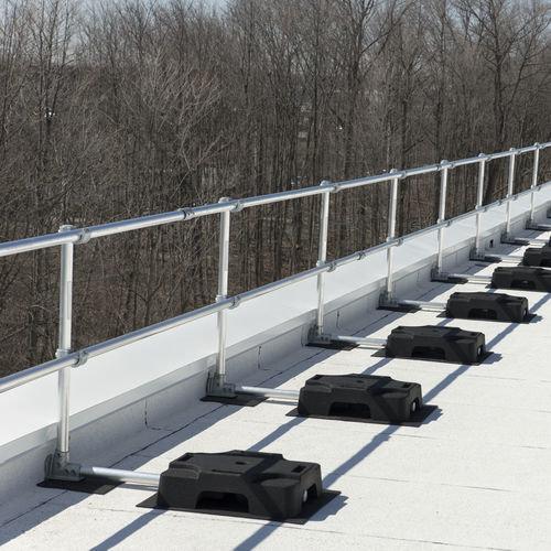 Parapetto autoportante - VSS CLASSIC - Delta Prevention - in alluminio / in elastomero / per coperture piatte