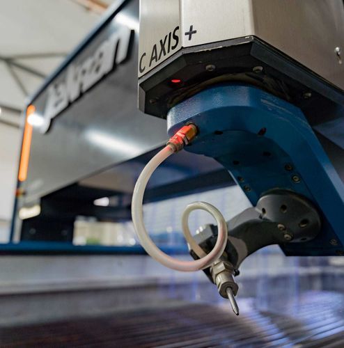 Macchina da taglio a getto d'acqua abrasivo - 5-Axis - Jekran Ltd. - per ceramica / per materiali compositi / per materie plastiche