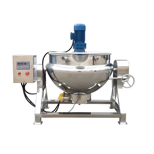 Pentola per l'industria agroalimentare - DJC series - Zhucheng Jiapin Food Machinery Co., Ltd. - elettrica / a doppio rivestimento / in acciaio inossidabile