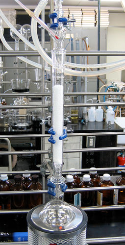 Colonna di distillazione in vetro borosilicato - KIRIYAMA GLASS WORKS CO.