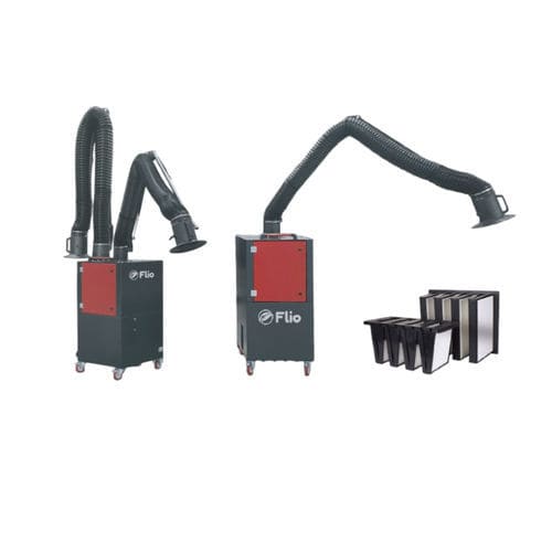 Aspiratore di fumo mobile - Airjet - MK - FLIO Otomasyon Makina San. Tic. Ltd. Şti. - di saldatura / a cartuccia / con braccio aspirante